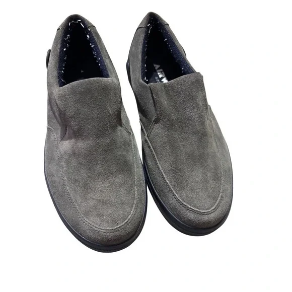 Vintage Airwalk suede slip on shoes olive green skater comfort size 9 streetwear - Picture 1 of 5